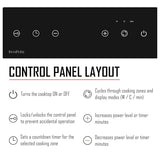 3 Burner Invisible Induction Cooktop | Hidden Under-Counter Induction Hob | Modern Smart Kitchen Appliance