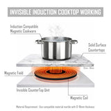 3 Burner Invisible Induction Cooktop | Hidden Under-Counter Induction Hob | Modern Smart Kitchen Appliance