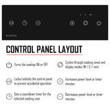 3 Burner Invisible Induction Cooktop | Hidden Under-Counter Induction Hob | Modern Smart Kitchen Appliance