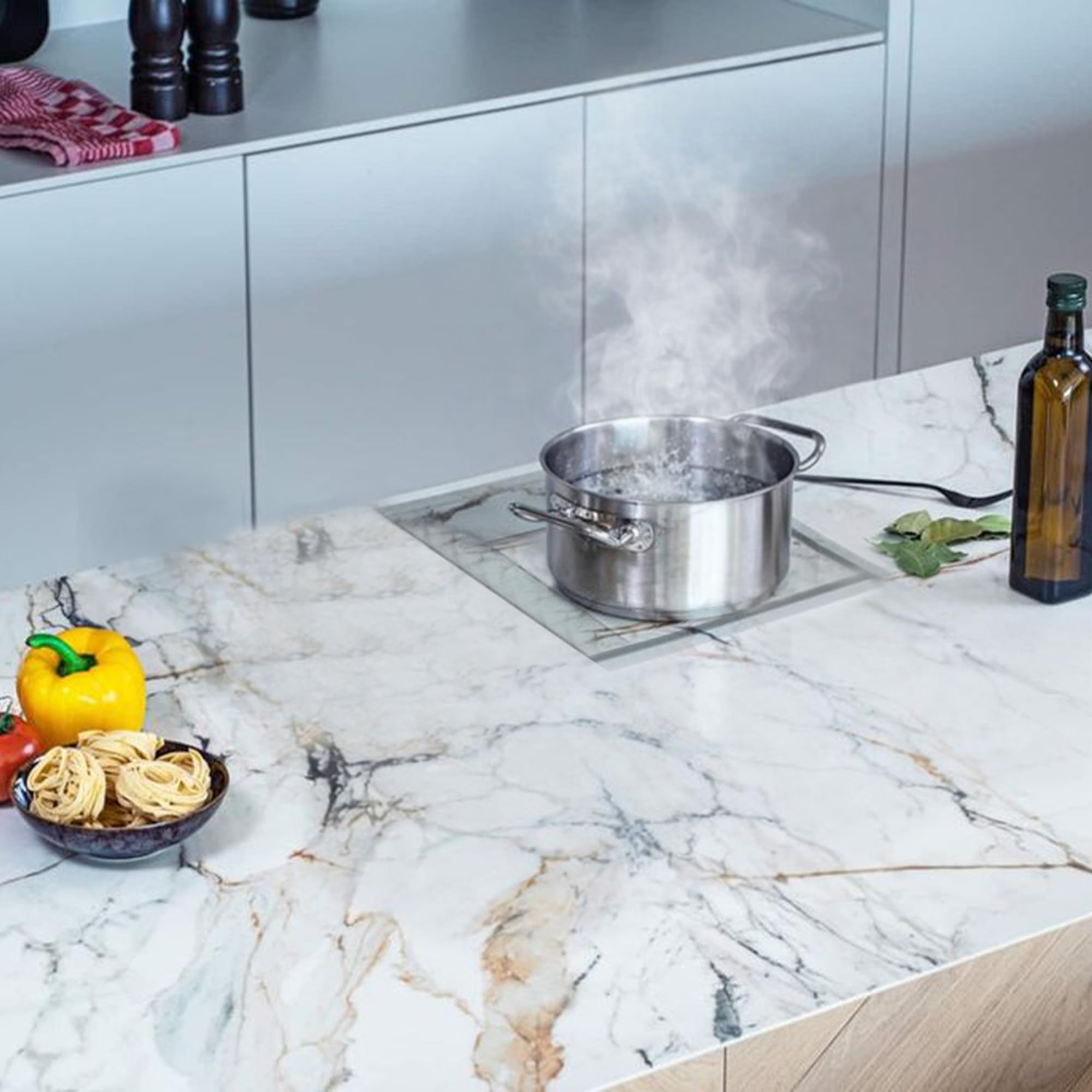 3 Burner Invisible Induction Cooktop | Hidden Under-Counter Induction Hob | Modern Smart Kitchen Appliance